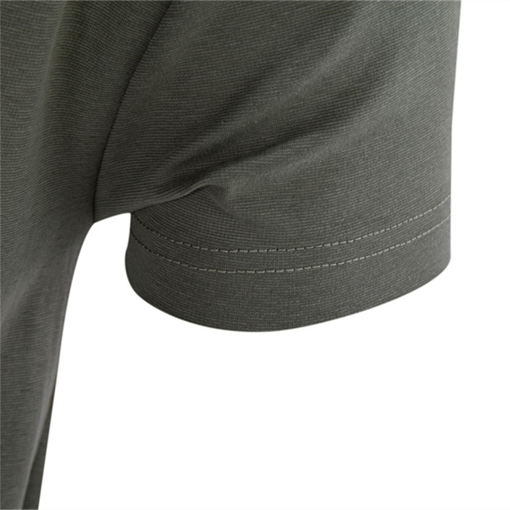 AIOPESON T-shirt da uomo basic a maniche corte Girocollo tinta unita Casual in misto cotone Traspirante Top estivo Per uso quotidiano