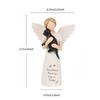Angel of Friendship Pet Memorials Gift Cats Dog Remembrances Angel Figurines Loss of Pet Sympathy Gift Table Ornament