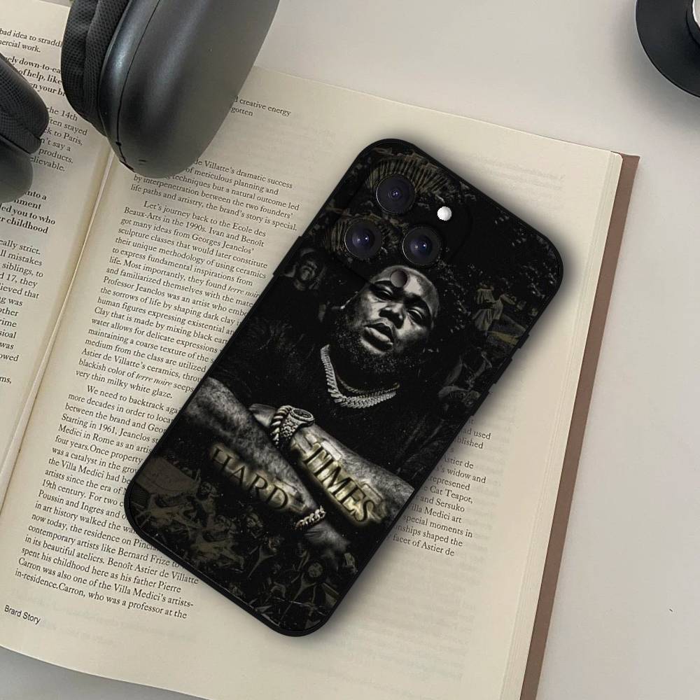 Rod Wave Rapper Phone Case For IPhone 17 16 15 14 13 12 11 X XR XS Plus Pro Max Mini Soft Black Cover