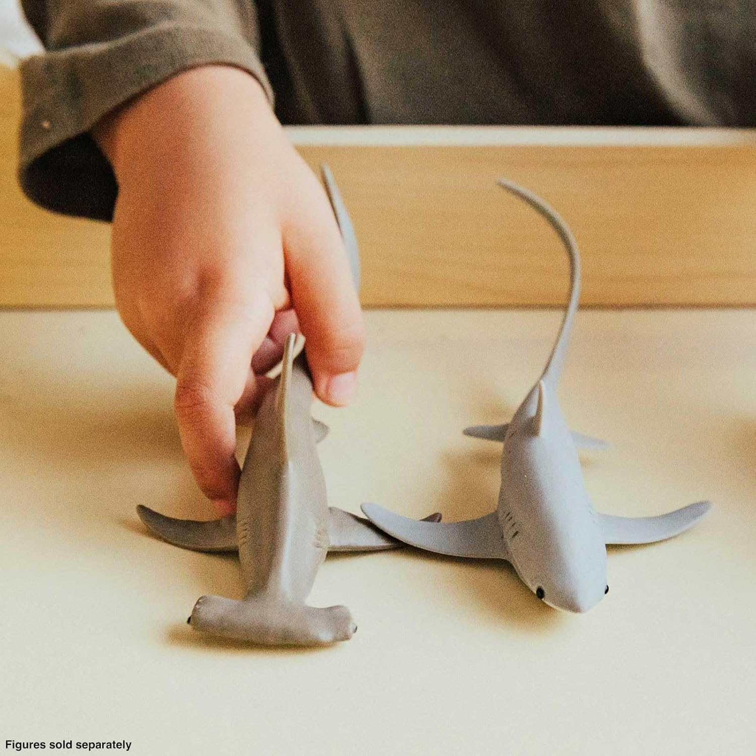 Safari Ltd Thresher Shark Figurine -Lifelike 6.75 Model Figure - Educational Toy for Boys, Girls, and Kids Ages 3+