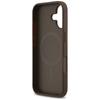 Guess 4G Circle Classic Logo MagSafe case for iPhone 17 brown