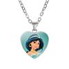 Collana Principessa Disney Frozen Bambini Anime Figure Principessa Elsa Anna Ciondolo Amore Gioielli Accessori Regalo Compleanno Bambini