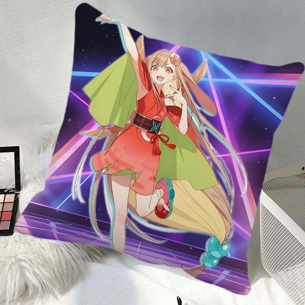Cosmic Princess Kaguya Pillow Case Square Pillow Bedroom Sofa Leisure Comfort Cushion Car Home Decoration