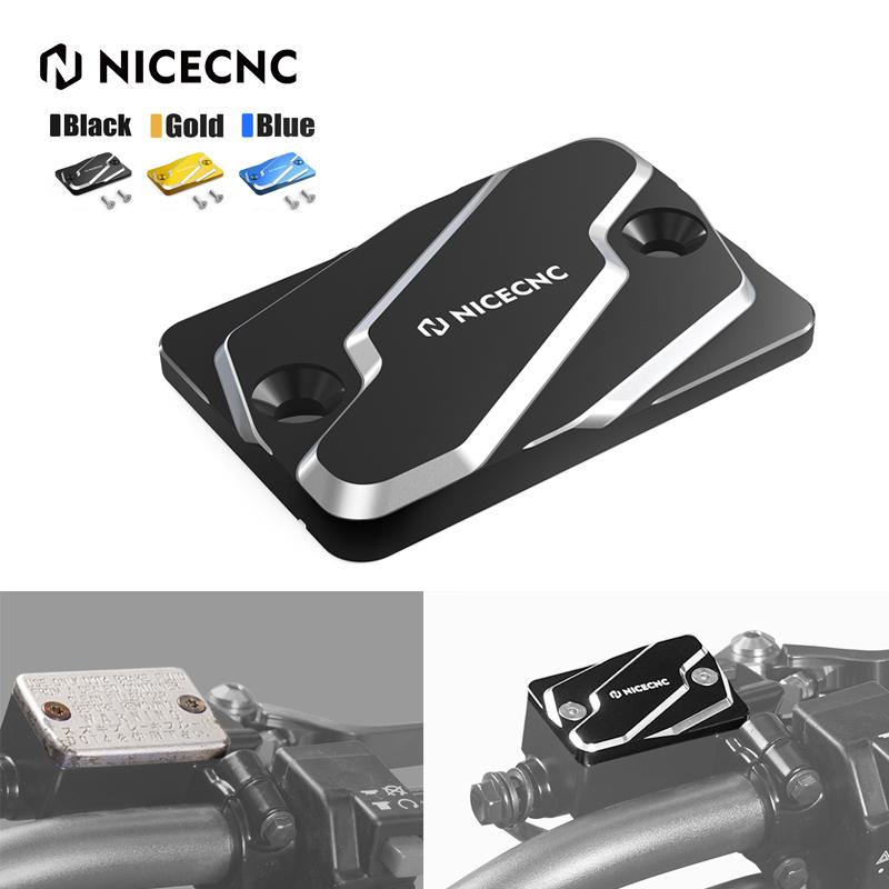 NICECNC Front Brake Oil Fluid Reservoir Cover Cap For Suzuki DRZ400S 2000-2017 DRZ400SM 2005-2017 DR-Z 400 S DR-Z 400 SM