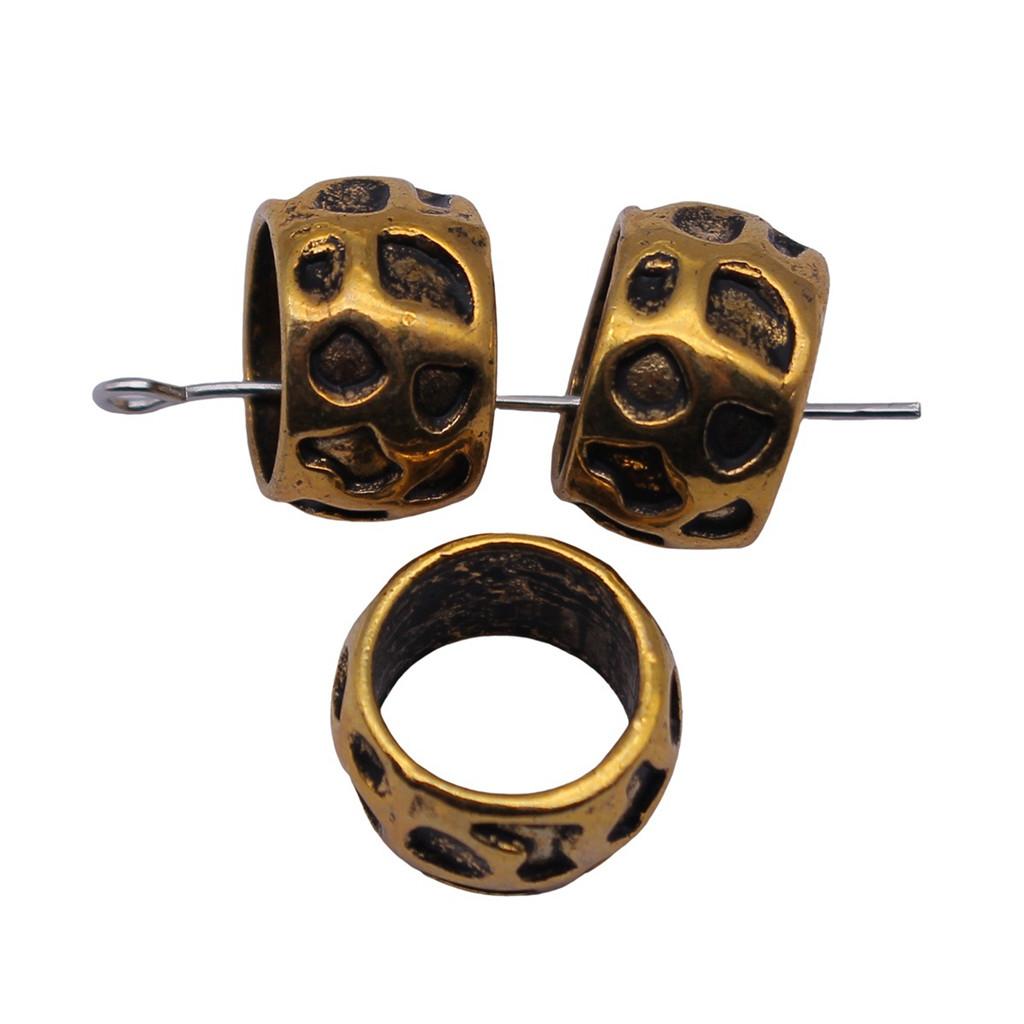 Tribal Pattern Tube Beads Charms Braided Spacer Beading For Jewelry Materials
