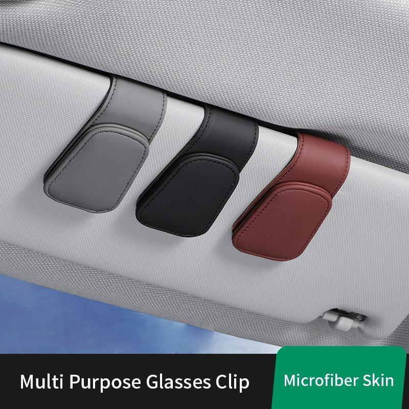 Universal-Brillenclip fürs Auto, multifunktional, für Sonnenblende, Brillenbox, tragbarer Sonnenbrillenclip, Karten-Tickethalter, Clips, Auto-Innenausstattung