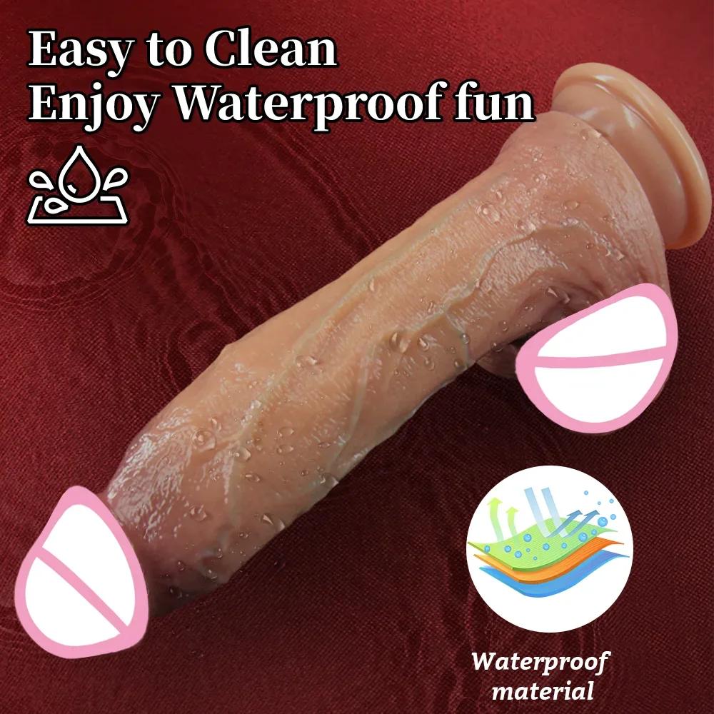 Ultra High Simulation Dildo Realistic Big Penis Flexible Suction Cup Dildos Anal Plug Adult Sex Toys For Women Masturbator Cock