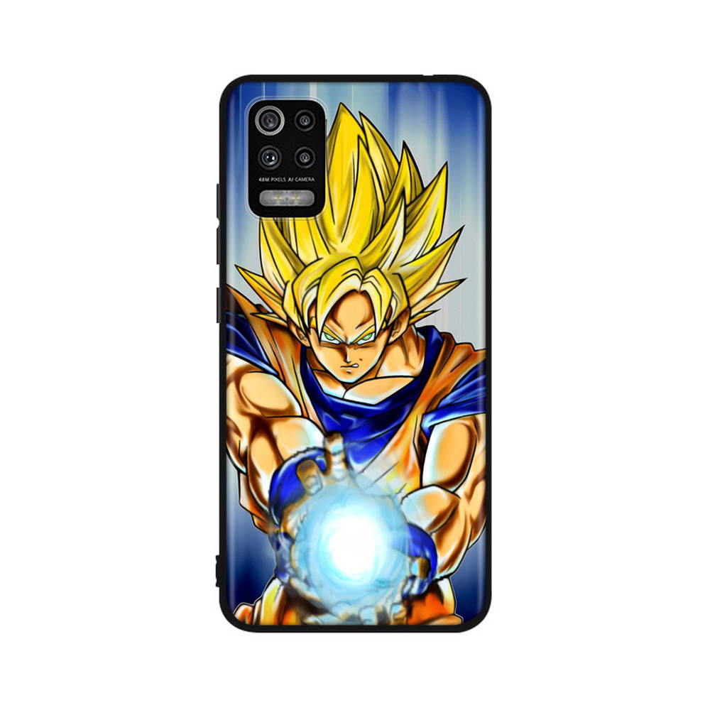 DT36 Dragon Ball Case for Xiaomi Poco X6 X4 M5 M6 F5 F6 C65 C55 C50 C51 C40 Redmi Note 7 8 14C A3X 13C 12C 11 10A 9C Pro Black Sofe Cover