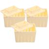 3 Sets Homemade Cheese Pressing Plate Tofu Film Household Presser DIY Mold Butter for Making Plastic Wood