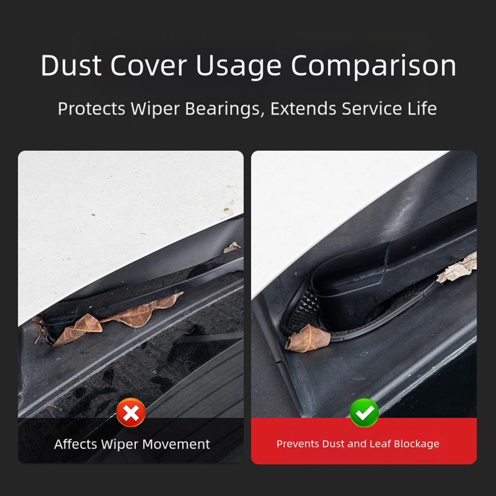 Anti-Debris Design Dustproof Pad PVC Cover Wiper Arm Cover Automobile Accessory