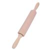 Rolling Pin for Baking Clay Shaping Beachwood Solid Wood with Stainless Steel Ball Bearing