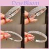 Elegant Silver Geometric Multilayer Jewelry Bracelet With Rhinestones For Fashion Women