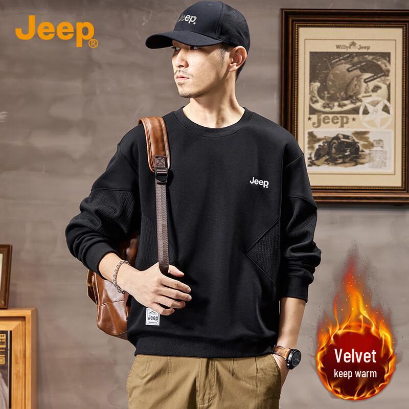 Jeep Men's Casual Crewneck Sweatshirt