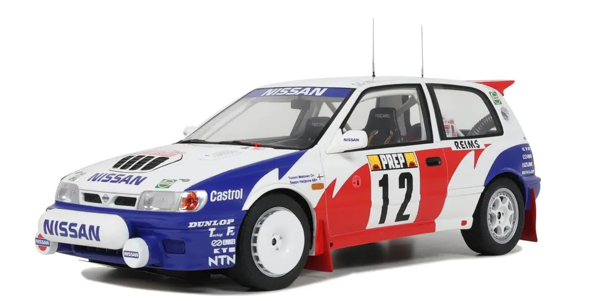 

Kyosho OttO mobile Масштаб Nissan Sunny Ралли Монте-Карло 1992 Готовая модель OTM461 1/18 GTI-R #12