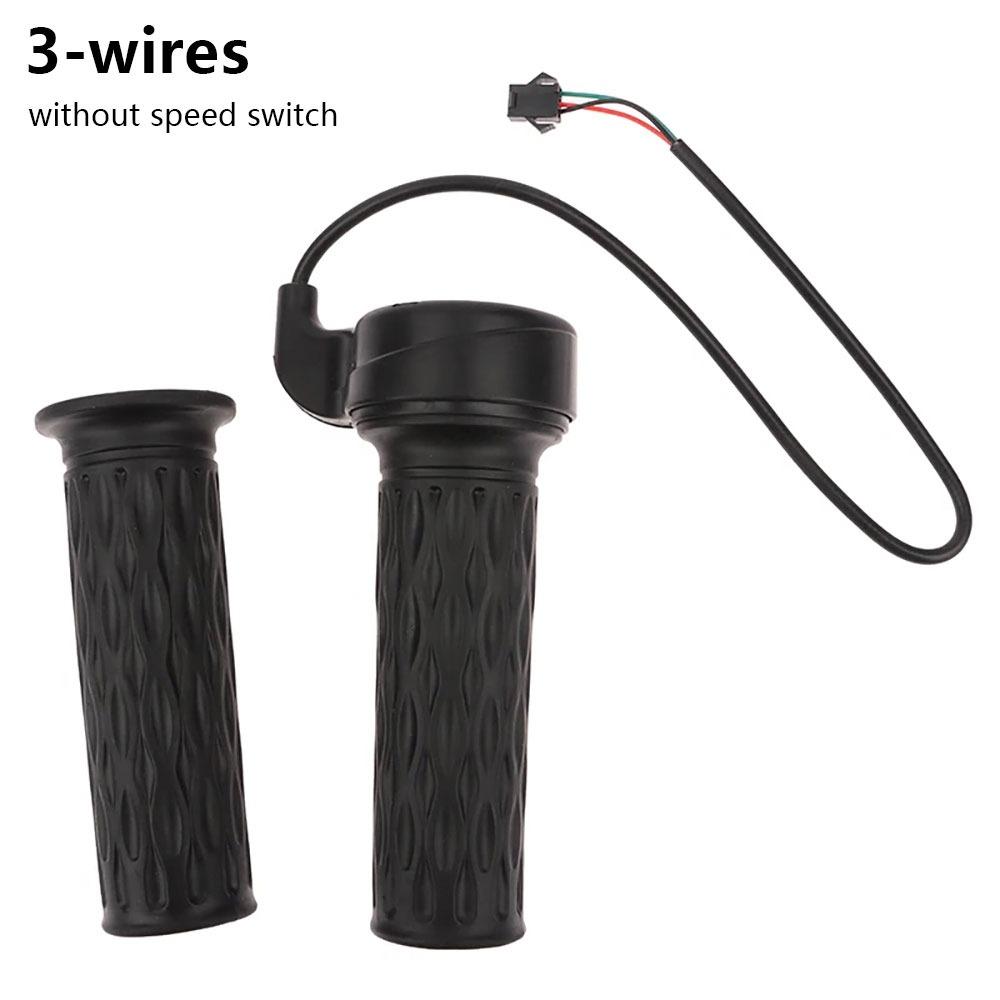 1Pair Twist Throttle Accelerator Handle Grip  for Electric Scooter Ebike E-bike Motorcycle Tricycle 3-wires
