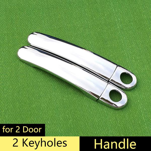 for Seat Leon MK1 1999-2004 1M Luxurious Chrome Handle Cover Trim Set 2000 2001 2002 2003 Car Accessories Stickers Car Styling