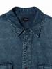 BEAMS Fade Work Medium Men's Shirt, Blue,
