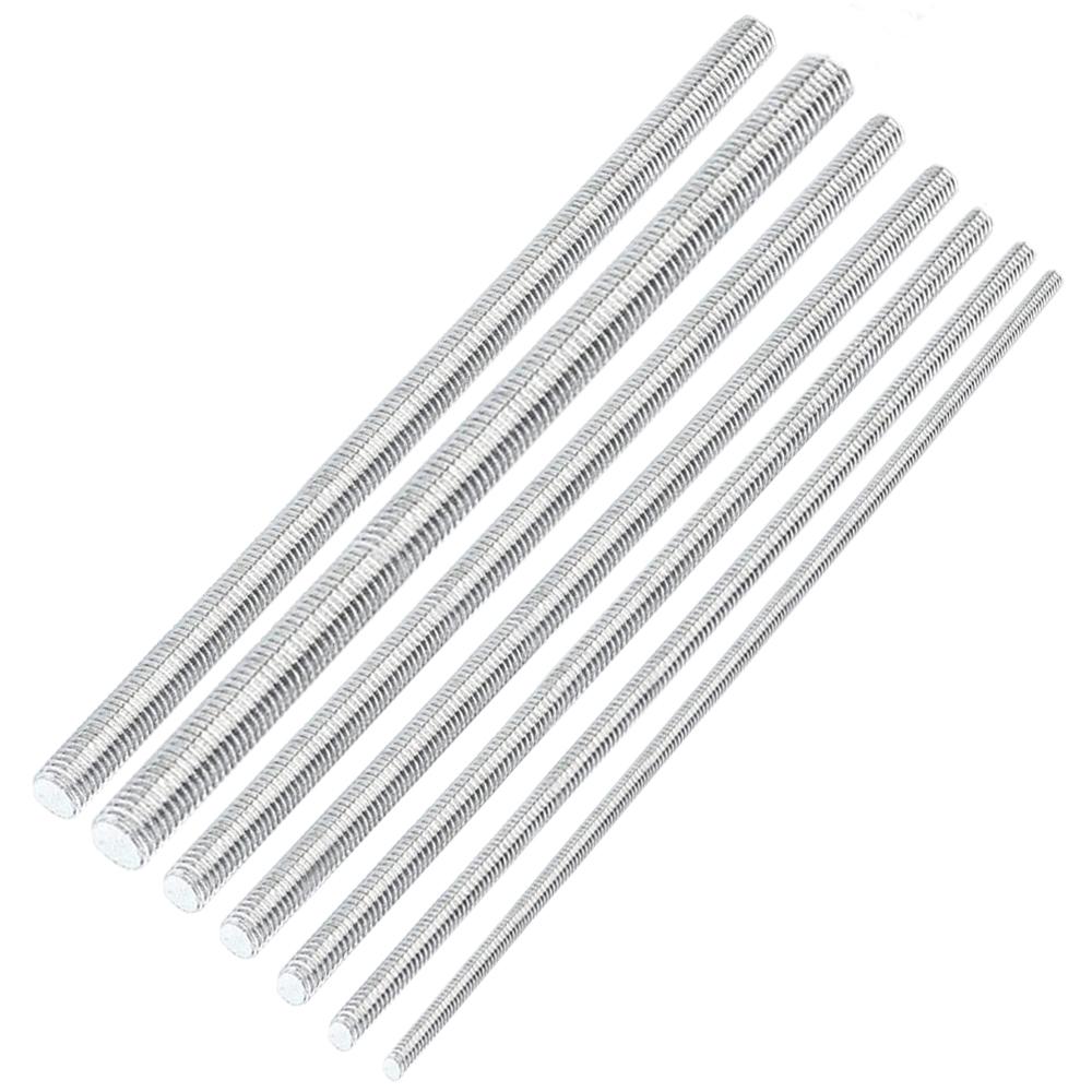 1PCS Threaded Rod 304 Stainless Steel Screw M2 M2.5 M3 M4 M5 M6 M8 M10 M12 M16 M18 M20