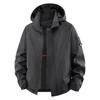 Men's Fashion Casual Hooded Autumn New Detachable Hat Design Soft Comfortable Jacket Jacket Top