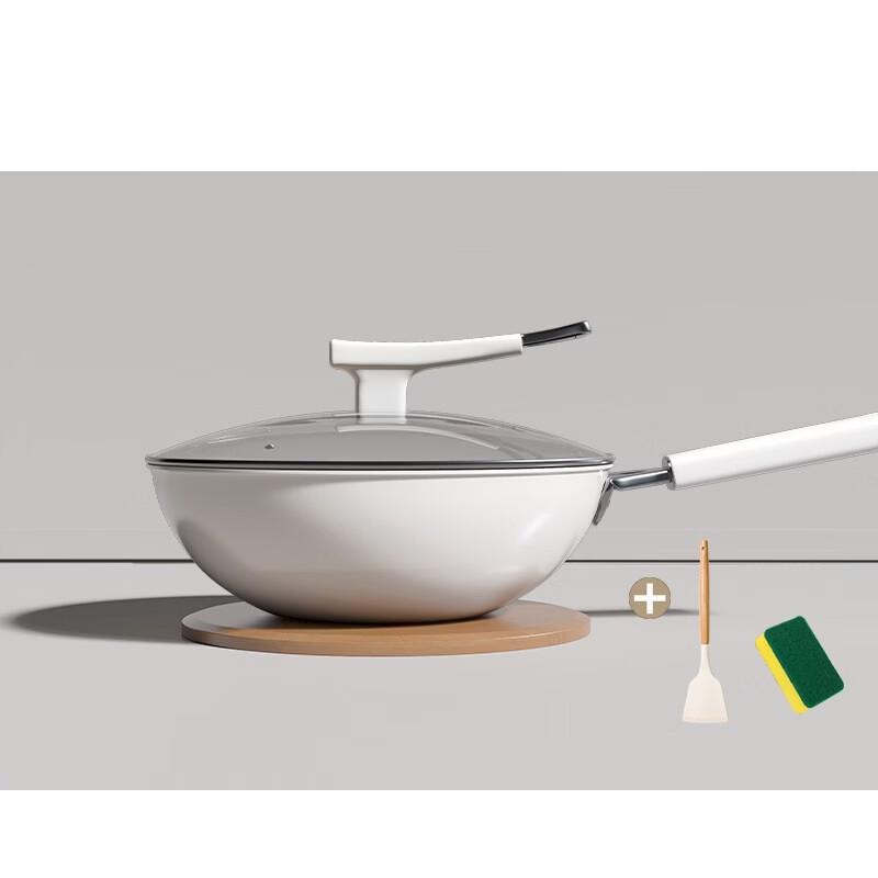 Wutuo Non-stick Flat-Bottom Wok