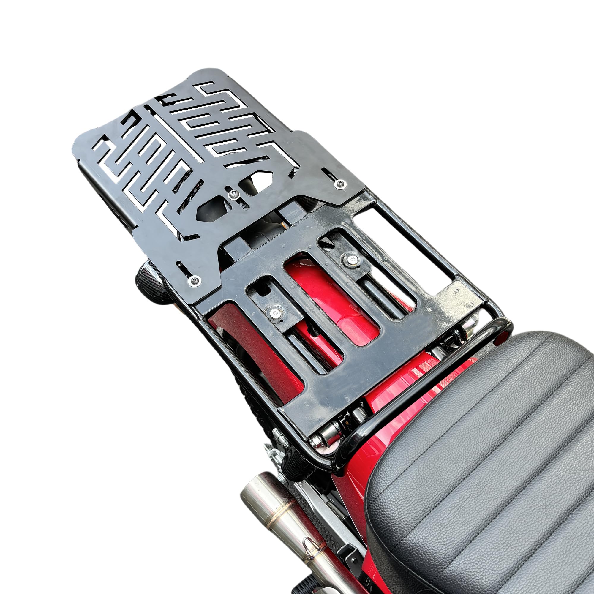 

Плоский удлинитель заднего багажника Yoothi для Honda Cross Cub 110 (Сталь, Нагрузка 30 кг, Черный) чёрный