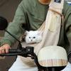 Portable Pet Carrier Bag Cats Small Dogs Up To 6kg Fleece Lined Warm Chest Harness Crossbody Winter Use