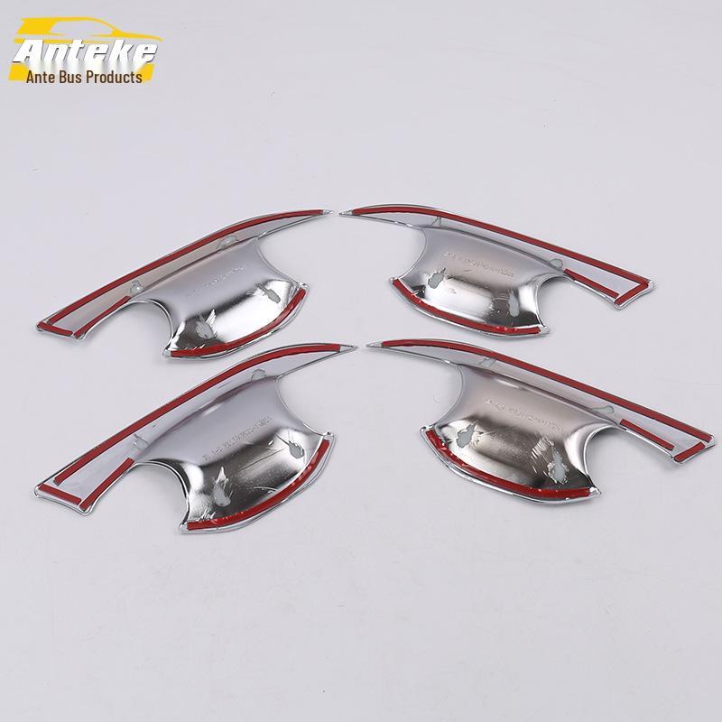 Fits 18 Models: IX35 Door Bowl Bright Piece - Outer Door Bowl Protective Film, Anti-Scratch, Wear-Resistant Decorative Frame, Car Accessories.