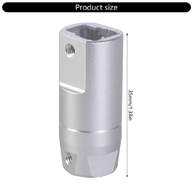 USB B Type B Male Jacks Aluminum Frame for DIY Printer Data Cord Construction and Repair 6mm Apertures