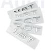 1.8T 2.0T 3.0T V6T V8T ABS badge car stickers for qaz15 A3 A4 A5 A6 A7 Q3 Q5 Q7 car logo rear trunk displacement decoration label