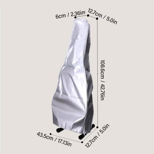 Acoustic Guitar Cover, Electric Guitar Dust Cover, Dustproof, UV Protection, Water Repellent, Universal Compatible, Silver Coating