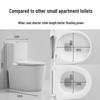 Home Siphon Toilet Bowl: One-Piece, Ceramic, Floor Drain, Super Swirl Flush for Bathroom Use