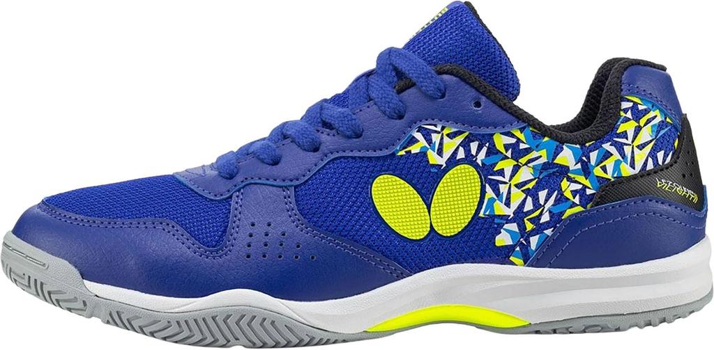 Butterfly Table Tennis Resoline Bilite Royal Size Shoes, II, Cushioned, Anti-Twist, Blue, 23.5 (93740)