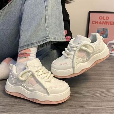 Dicke Sohle Frühling neu Xiaoxiangfeng lässige Sports-Board-Schuhe Schüler-Sternschuhe