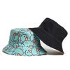 Cartoon Duck Bucket Hat Cute Printing Fisherman Hats For Men Women Double Sides Panama Cap 58Cm Summer Outdoor Sun Caps