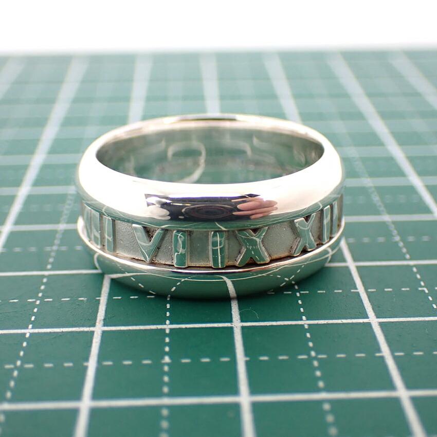 [Pre-owned] TIFFANY 925 Atlas Wide Ring / Size 16 / j51-7