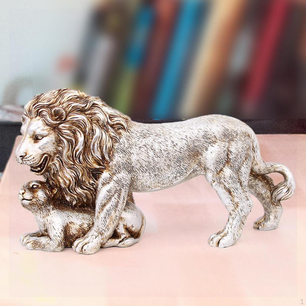 Lion Figurine for Home And Office Decoration