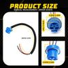 Extension Wire Pigtail 9007 P Female Head Bulb HB5 Socket Harness Light