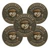 1/2/3/4/5Pcs Over Par Old Bastards Golf Coin Carving Whiskey Men Golf Club Lifetime Member Challenge Coin Metal Souvenir Coin Badge Golfer Gag Gift