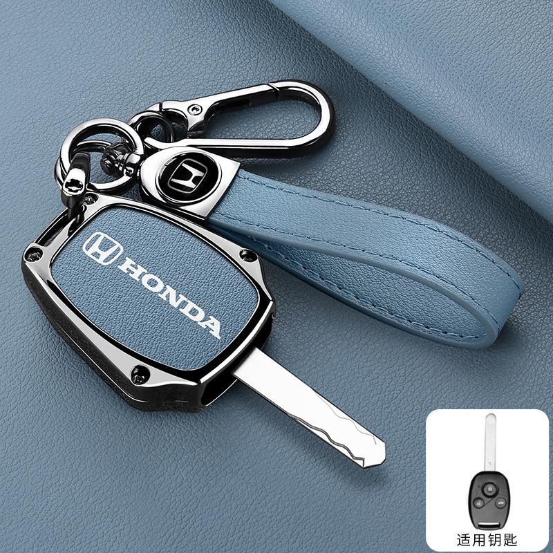 Zinc Alloy Car Remote Key Case Cover Holder For Honda CR-V Civic Insight Fit SRV FRV Chord 7 Jazz Gr8 150 R Motorcycle Accessory