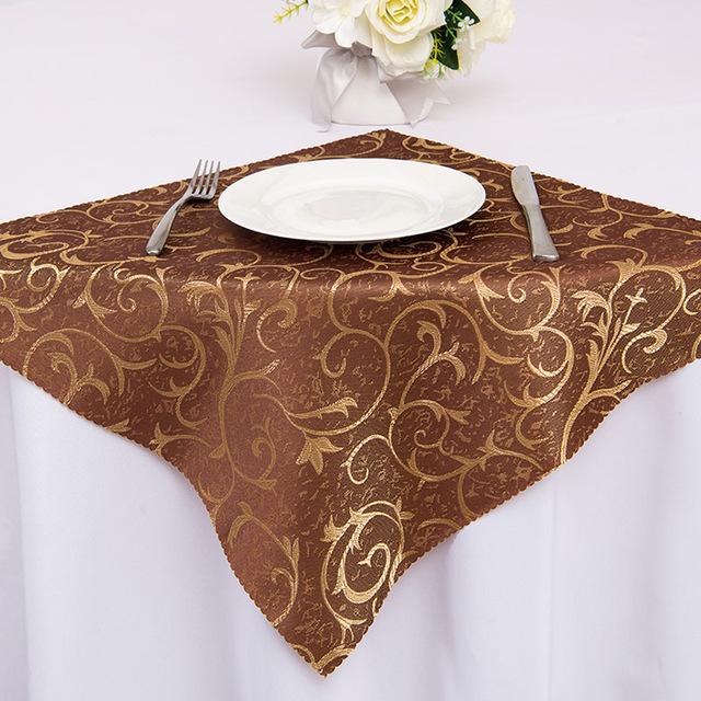 Factory Price Reusable Napkins Table Cloth Polyester Serving Napkin Dish Mat Cutlery Hotel Dinner Home Wedding Decoration