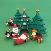 Christmas Tree Christmas Ornaments Miniature Resin Santa Claus Decoration  Home Decor