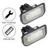 Number Plate Lamp Waterproof for Benz W203 2pcs 12V LED White License Plate Light Assembly