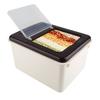 Portable Rice Storage Bin Kitchen Plastic Cereal Grain Bean Food Storing Box Food Container(#2)