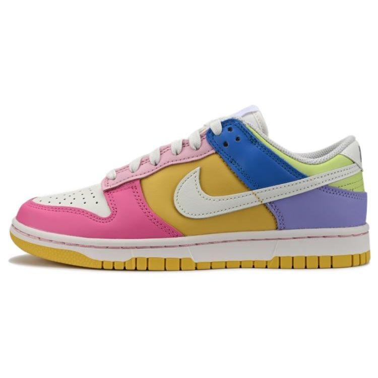 Кроссовки Nike Dunk Low Мультиколор Женские Sail Solar-Flare FD9923-111 37.5