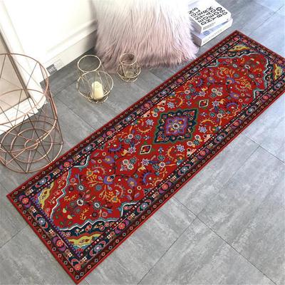 Bohemia Runner Rug Persian Ethnic Kitchen Mats For Floor Anti-slip Washable Retro Rug Bedside Mat Hallway Bathroom Mat