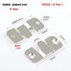 10pcs Flush Mount Bracket Interlock Hanging Buckle Furniture Connector Wall Picture Frame Hanger Display Photo Frames Hooks