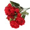 30cm 9 Head DIY Decor Home Ornament Wedding Party Decoration  Rose Bouquet Artificial Flowers  Silk Peony