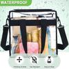 Clear PVC Tote Bag for Women – Large Capacity Waterproof Storage Bag for Gym, Swimming & Travel