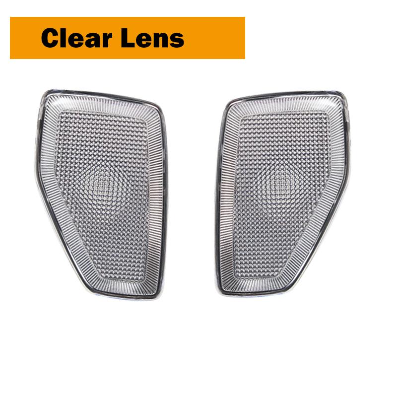 

Car Front Fender Side Marker Light Cover Housing Shells For 2005/2006-2010 Hummer H3, For 2009-2010 Hummer H3T, No Bulb / Socket Clear Lens