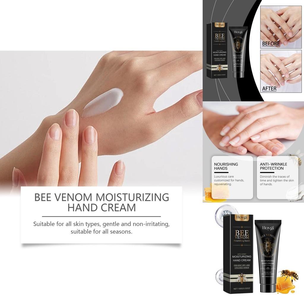Hoygi Bee Venom Repair Hand Cream Moisturizing Hydrating Non-greasy Portable Cream